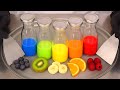 Fruit Rainbow Ice Cream Rolls ASMR