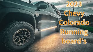 2023 chevy Colorado Running borad #chevy #chevylife #atx  #zr2 #chevynation #chevylife #chevytruck