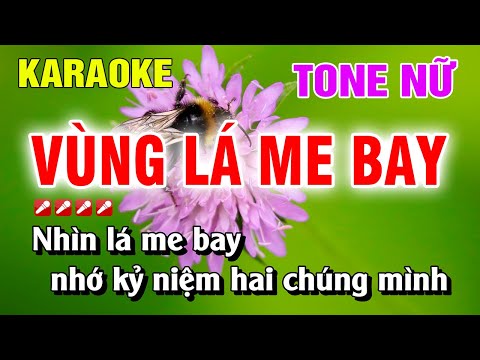 Karaoke Vùng Lá Me Bay Tone Nữ Nhạc Sống Hay Nhất | Nguyễn Linh