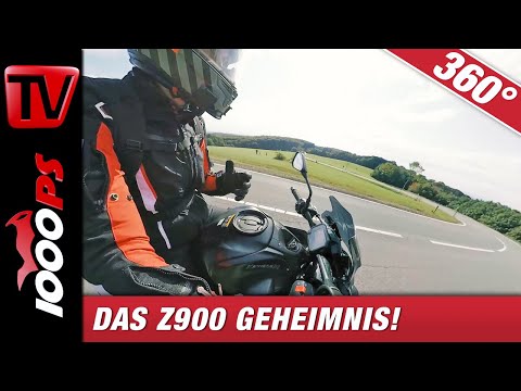 Was macht die Kawasaki Z900 so erfolgreich? 360 Grad Motovlog