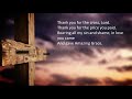 Thank You For The Cross Lord