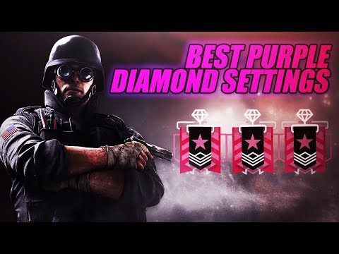 Best Purple Diamond Settings on Rainbow Six Siege!!