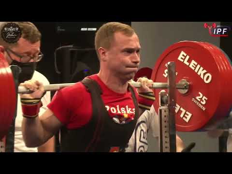 Hubert Konczak - 8th Place 700kg Total - 74kg Class 2021 IPF World Open Championship