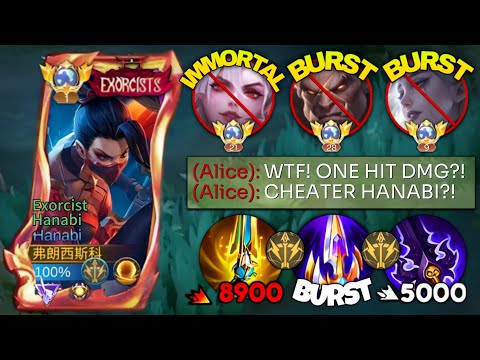 INSANE HANABI DAMAGE BUILD WITH PERFECT EMBLEM TO CLIMB RANK FAST AND DESTROY EVERY ENEMY!! | MLBB.