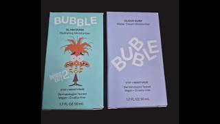 Bubble Moisturizers review