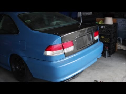 VIS Carbon Fiber Trunk Install!