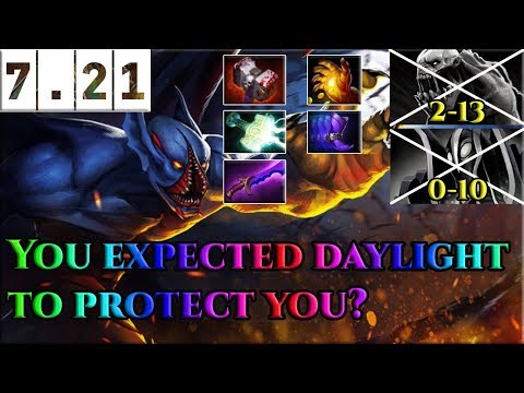 Dota 2 - TOXIC [Night Stalker] New IMBA Carry - 3 times triple kill |Game update 7.21|