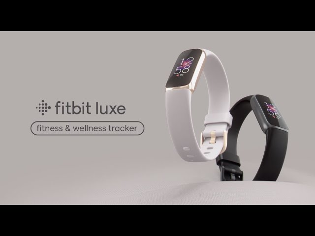 Bracelet d'activité Fitbit Luxe noir/acier inoxydable noir graphite video