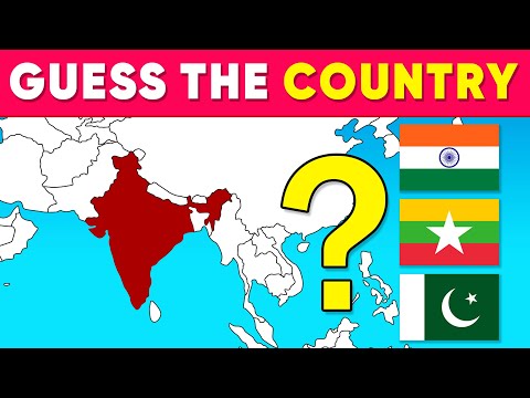 Can You Guess The Country On The Map? | Geography Quiz 🌎