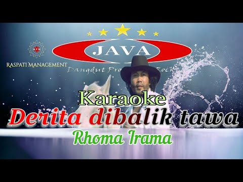 Karaoke Derita dibalik tawa - Rhoma Irama & Soneta Group || Karaoke Dangdut
