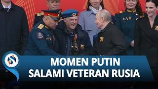 Momen Putin Menyalami Satu per Satu Pensiunan Tentara Rusia di Peringatan Hari Kemenangan yang Haru