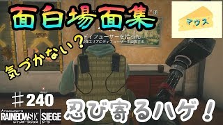 [FPS]レインボーシックスシージ実況#240～面白・珍場面集～