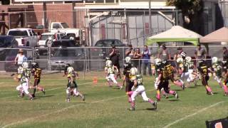 #21 WYATT ANDERSON 35 YARD TD RUN - SANTA CLARITA WARRIOR CHIEFS vs. SIMI VALLEY GREEN VIKINGS
