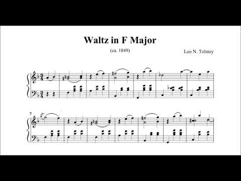 Leo Tolstoy - Waltz in F Major (ca. 1849)