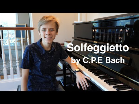 Solfeggietto in C minor / C.P.E. Bach