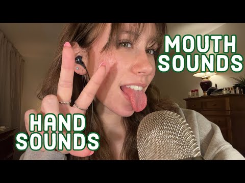 ASMR | Mouth Sounds & Dry Hand Sounds ????????