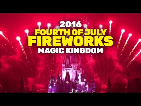 Walt Disney World's Fourth of July 2016 fireworks show highlights from Magic Kingdom
