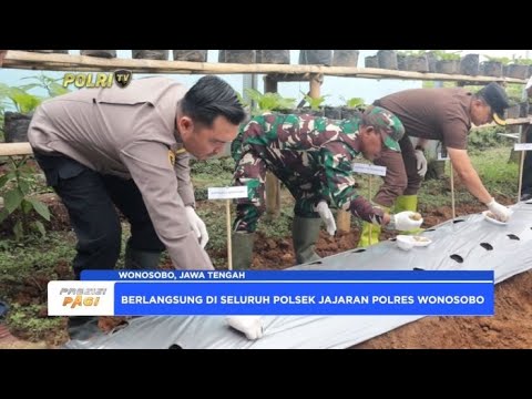 POLRES WONOSOBO LUNCURKAN GUGUS TUGAS KETAHANAN PANGAN
