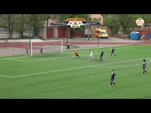 01.05.14 Vadim Yanchuk scores goal vs BFC Daugavpils _(video sportacentrs.com)