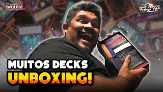 UNBOXING COMPREI MUITOS DECKS | Yu-Gi-Oh