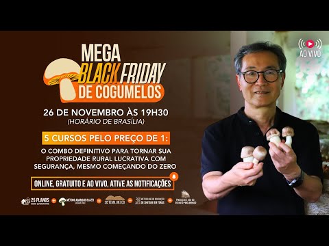 🍄 MEGA BLACK FRIDAY DE COGUMELOS - Professor Carlos Abe