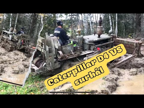 Caterpillar D4 in action