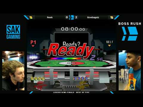 Boss Rush Captain Jack - Losers Semi-Finals - Neek (Fox) vs ilovebagelz (Falco/Fox/Luigi)