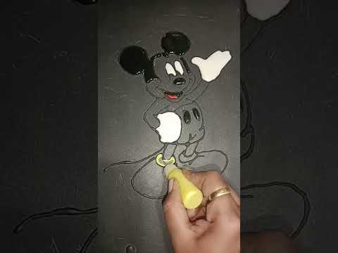 pancake art 💕mickey mouse