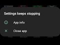 what to do if settings is not opening in samsung | settings app not opening in  Samsung android 2022