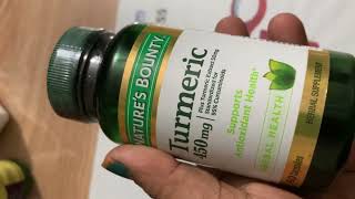 Review: Nature's Bounty Turmeric Curcumin relieve Joint Pain
