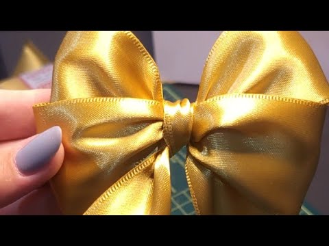 COMO FAZER LAÇO DE CETIM RÁPIDO E FÁCIL 🎀🤍