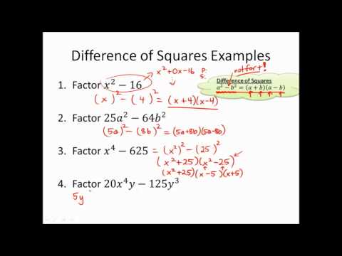 20d  Special Factoring