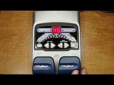 DigiTech RP50 Guitar Multi Effect Unit RP-50 image 8