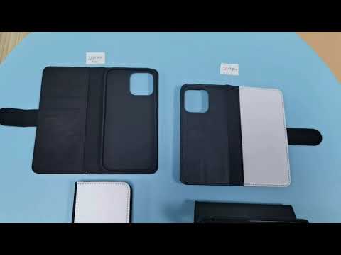 Lancoda Sublimation Leather Wallet Flip Phone Cover for iPhone 13