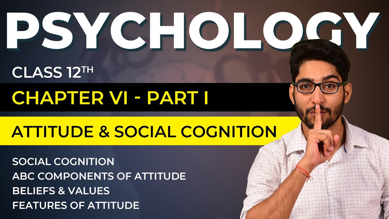 Class 12 Psychology Chapter 06 Part 01/05 - Attitude & Social Cognition - Attitude, ABC components