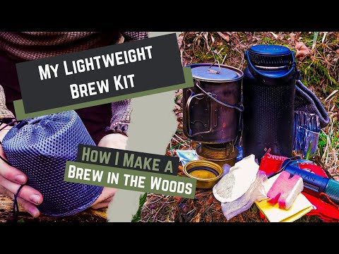 My Lightweight BREW Kit | TRANGIA Alcohol Stove & TITANIUM Pot