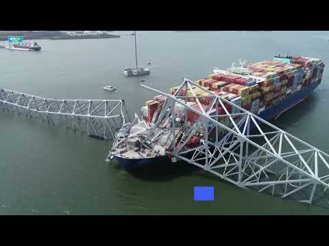 Aftermath of Baltimore bridge ship collision