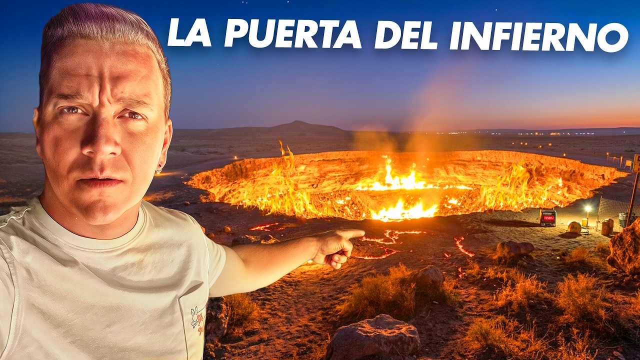 Encontré LA PUERTA DEL INFIERNO en TURKMENISTAN