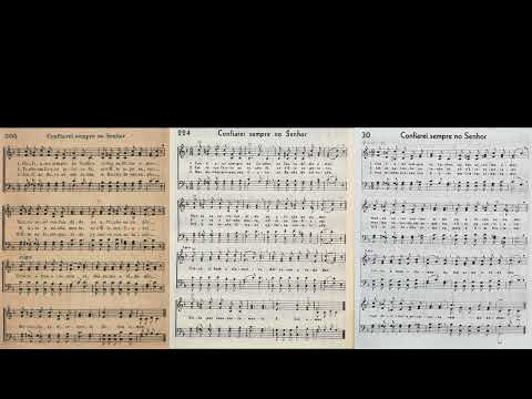 Hinários 4 & 5 - Confiarei sempre no Senhor - Strings - Teclado Yamaha PSR S670