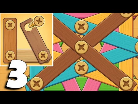 Wood Nuts Bolts and Screws - Gameplay Part 3 (Android, iOS) - YouTube