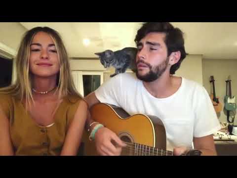 Alvaro Soler and Sofía Ellar performing together