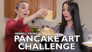 PANCAKE ART CHALLENGE - Merrell Twins