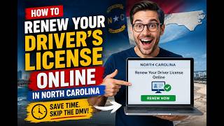 How to renew your driver's license online in North Carolina