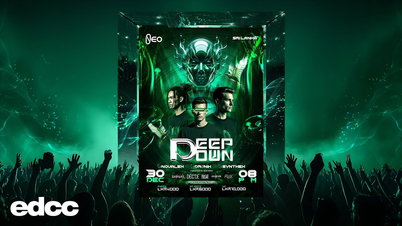 How to Design a Futuristic Techno Music Event Poster in Photoshop | Step by Step Tutorial