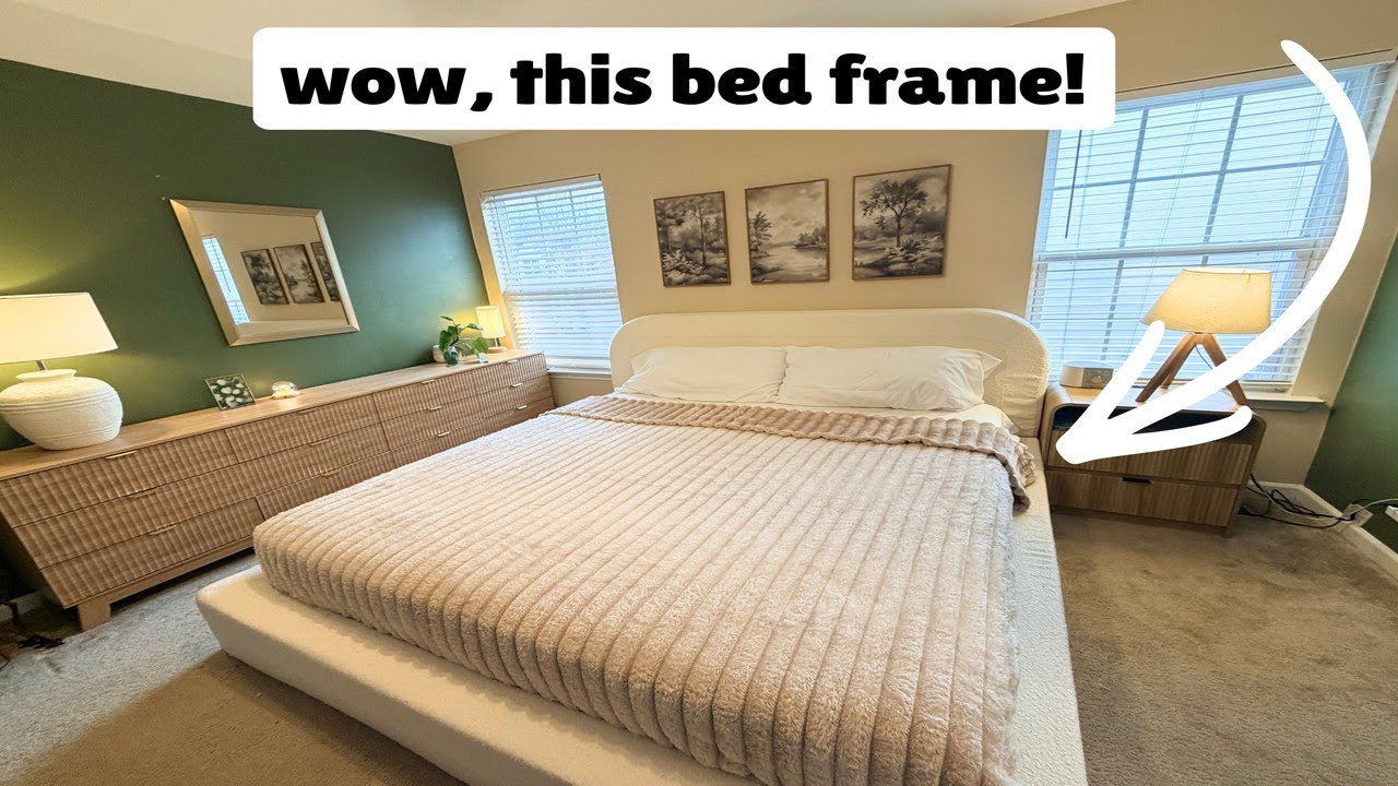 CLOUD BED FRAME - Comfy & Budget Friendly Amazon Find