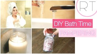 DIY Pampering (Soy Candle, Bath Soak, Gel Eye Patches)
