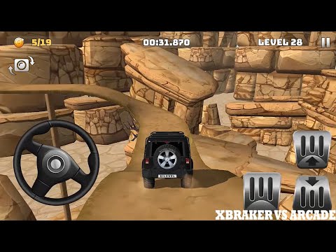 Mountain Climb 4x4 Offroad Car Drive Black Color Unlocked Jeep Wrangler Driving Android Gameplay 3D