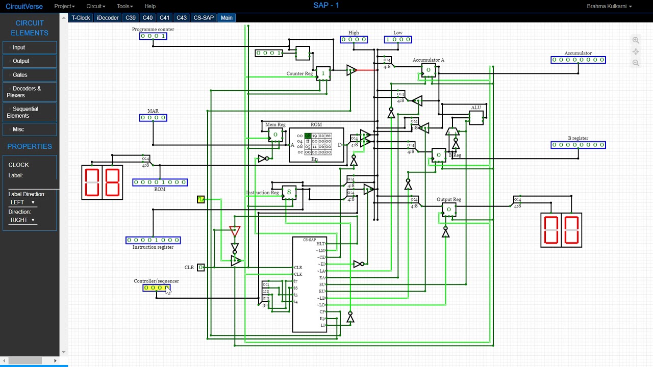 Understanding the SAP-1 Computer: A Comprehensive Guide to CircuitVerse ...