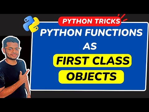 Functions As First Class Objects In Python