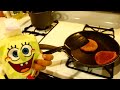 Preparing A Perfect Krabby Patty With SpongeBob